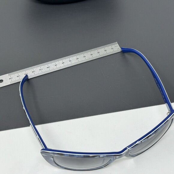 Prada Sunglasses SPR 03N Italy BF2-3M1 Size 57 [] 18 140 Blue Cat Eye - Picture 11 of 16